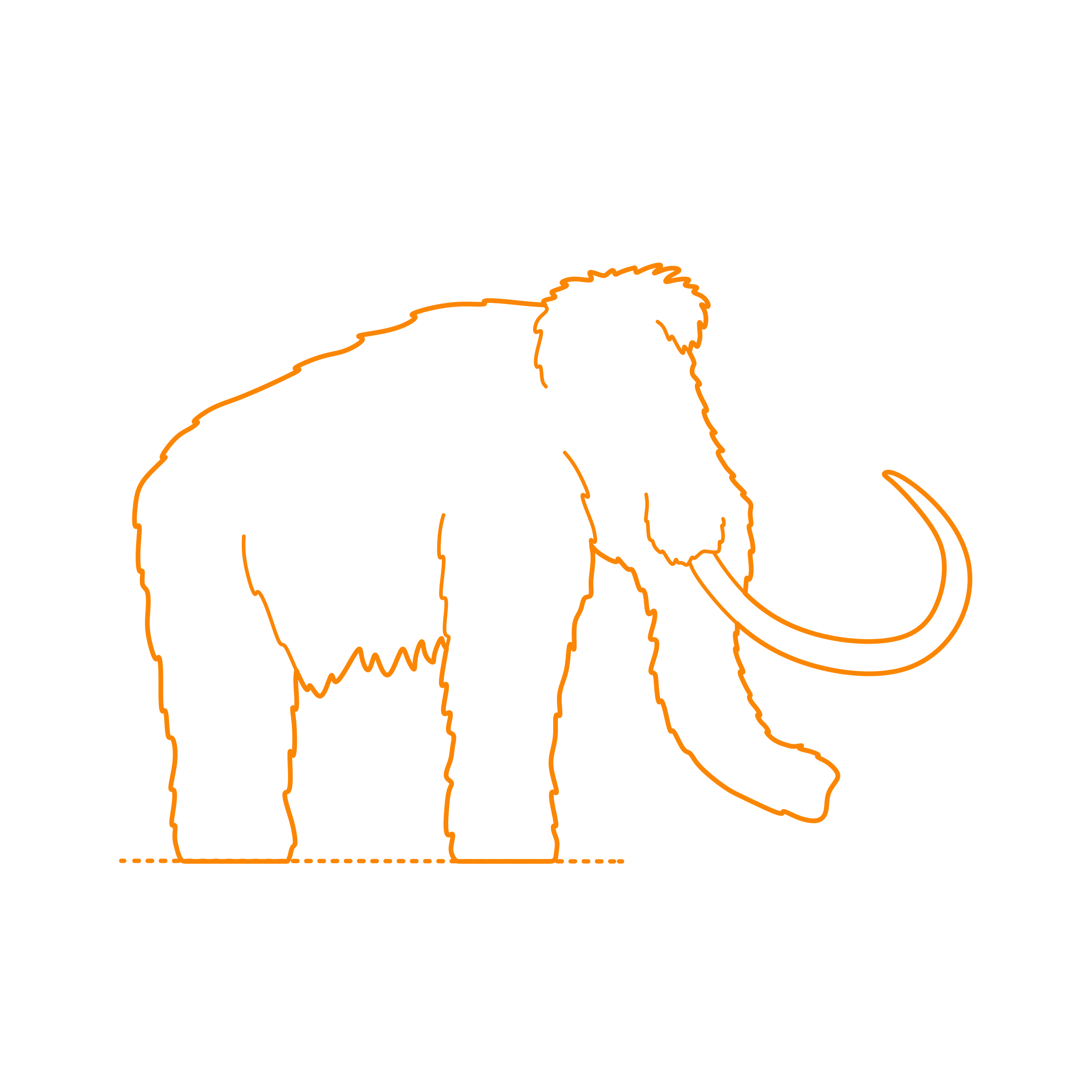 Animals Elephants Woolly Mammoth Laser Cut Svg File Free Vectors